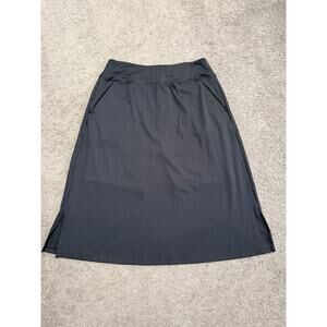 Athletic Skirt With Shorts Pockets Workout Black Size XXL 2X Stretchy Yoga